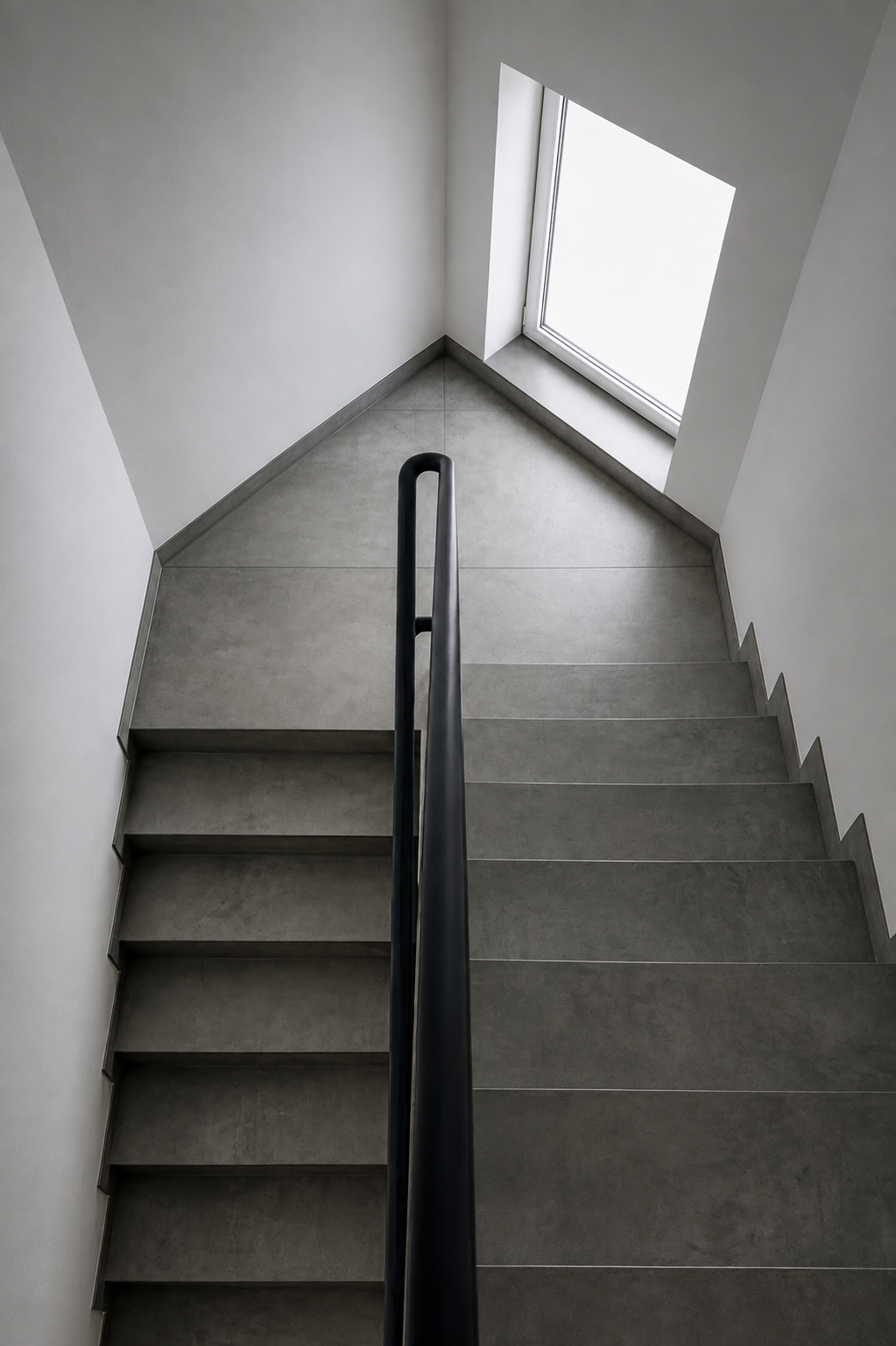 Geflieste Innentreppe